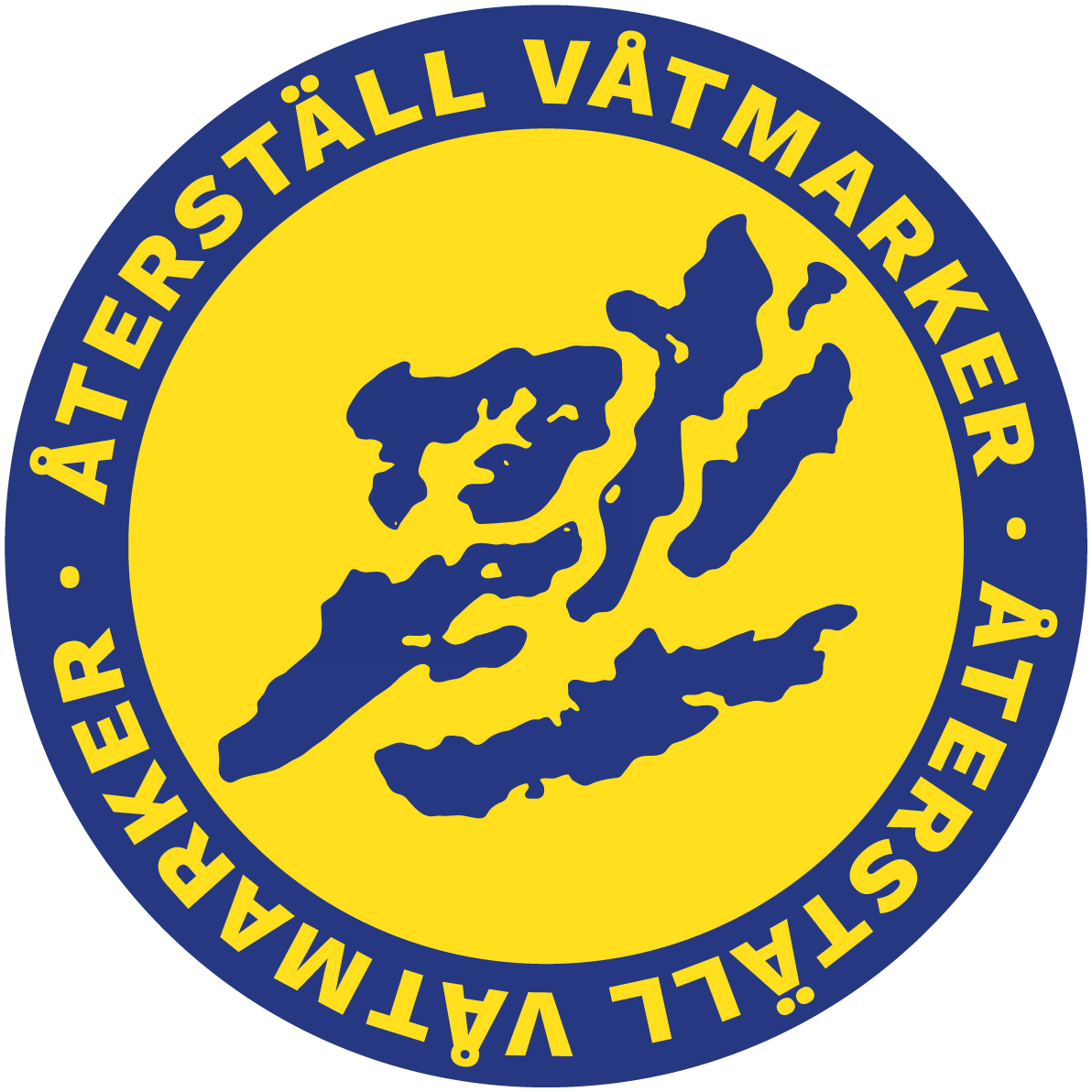 Logotyp Återställ Våtmarker